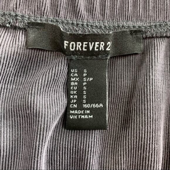 Grey Jersey Strapless Jumpsuit Sz Small Casual Beach - Picture 10 of 10